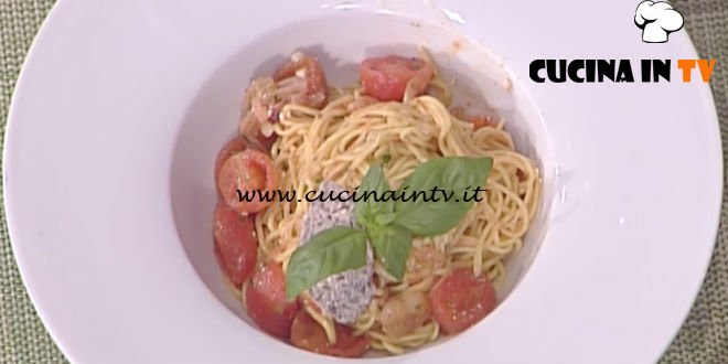 La Prova del Cuoco - Tagliolini all'uovo con pomodorini e basilico ricetta Cristian Bertol