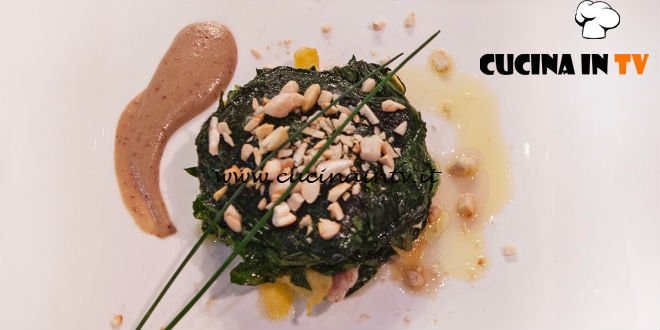 Masterchef Italia 7 - ricetta Millefoglie di foglie di Giovanna Rosanio