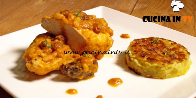 Masterchef Italia 7 - ricetta Pollo asado alla catalana con tortilla de patatas di Alberto Menino