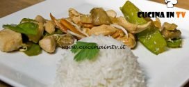 Masterchef Italia 7 - ricetta Pollo saltato con verdure e riso pilaf al vapore di Davide Aviano