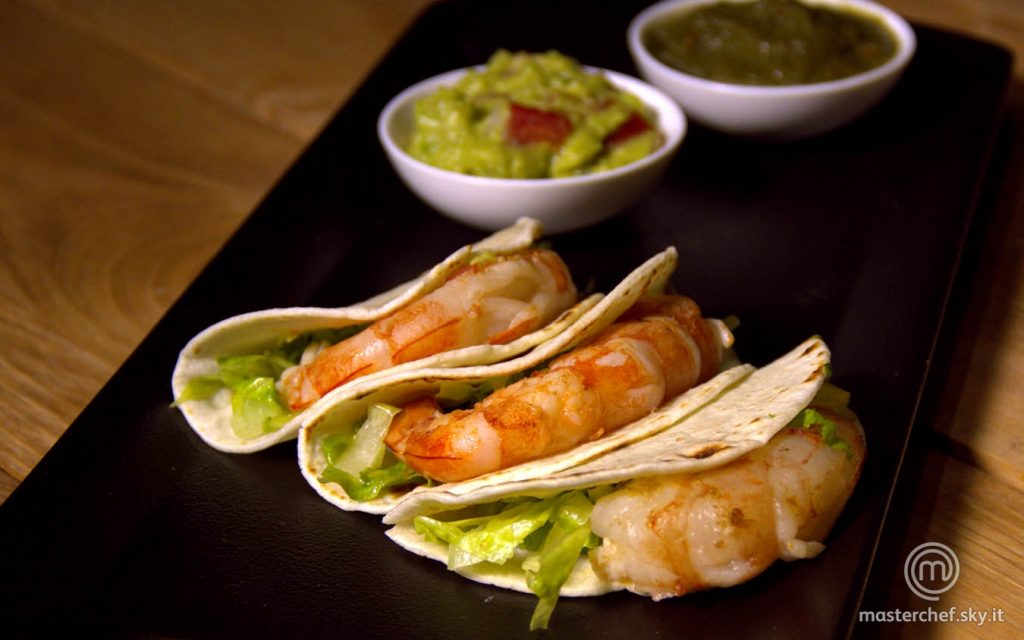 Masterchef 7 | Tacos de camarónes ricetta Denise Delli - Cucina in Tv