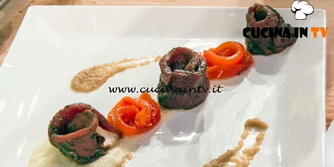 Masterchef Italia 7 - ricetta Carpaccio marinato di Marianna Calderaro