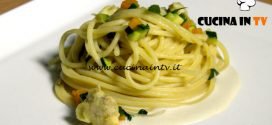Masterchef Italia 7 - ricetta Spaghetti vongole fritte e zucchine di Francesco Rozza