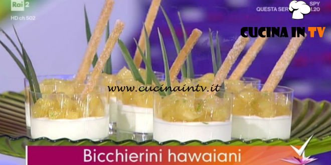 Detto Fatto - ricetta Bicchierini hawaiani di Alessandro Servida