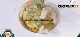 La Prova del Cuoco - ricetta Fettuccine con crema di ceci e baccalà di Anna Maria Palma