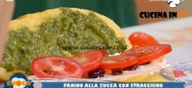 La Prova del Cuoco - ricetta Panino alla zucca con stracchino pesto al basilico e olive taggiasche di Ezio Marinato