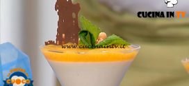 La Prova del Cuoco - ricetta Cremoso di ricotta con cachi alla vaniglia menta e cioccolato di Marco Bottega