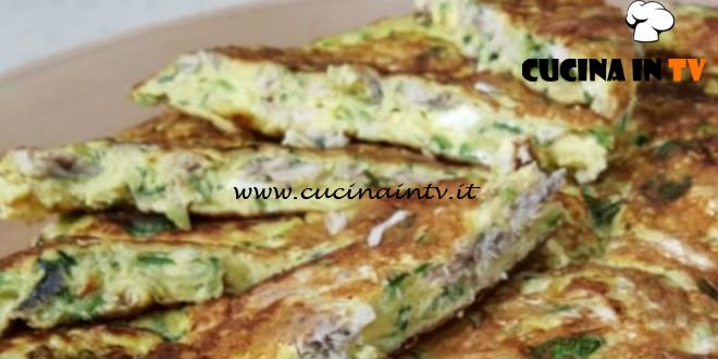 Cotto e mangiato - Frittata zucchine e alici ricetta Tessa Gelisio