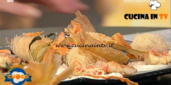 La Prova del Cuoco - ricetta Paranza di triglie e gamberoni con polenta croccante di Ivan Giavarini