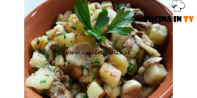 Cotto e mangiato - Patate saltate con funghi porcini ricetta Tessa Gelisio