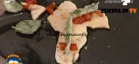 La Prova del Cuoco - ricetta Saltimbocca di pesce spada con salvia fritta di Nicoletta Lanci