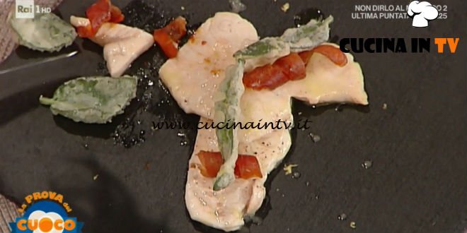 La Prova del Cuoco - ricetta Saltimbocca di pesce spada con salvia fritta di Nicoletta Lanci