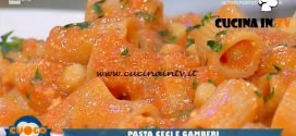 La Prova del Cuoco - ricetta Pasta ceci e gamberi di Fabio Campoli