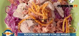 La Prova del Cuoco - ricetta Bocconcini di maiale con zeste di arancia caramellate e riduzione di succo di arancia di Anna Maria Palma