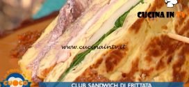 La Prova del Cuoco - ricetta Club sandwich di frittata di Marco Claroni