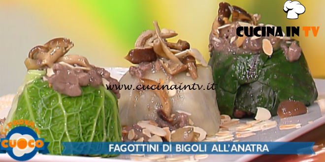 La Prova del Cuoco - ricetta Fagottini di bigoli all'anatra di Shady Hasbun