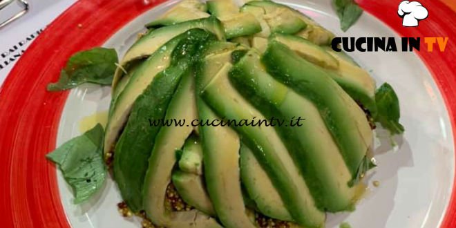 La Prova del Cuoco - ricetta Zuccotto di avocado e quinoa di Paolo Zoppolatti