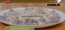 Gnocchi di patate viola con salsa di noci ricetta Marco Bianchi