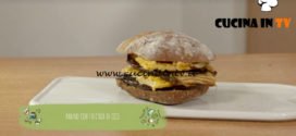 Il gusto della felicità - ricetta Panino con frittata di ceci di Marco Bianchi