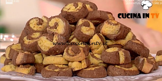 La Prova del Cuoco - ricetta Biscotti bicolore di Alessandra Spisni