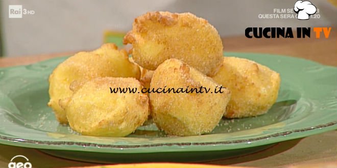 Geo - ricetta Frittelle di ricotta di Diego Scaramuzza