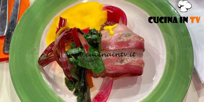 La Prova del Cuoco - ricetta Manzo alla piastra con salsa bernese di Riccardo Facchini