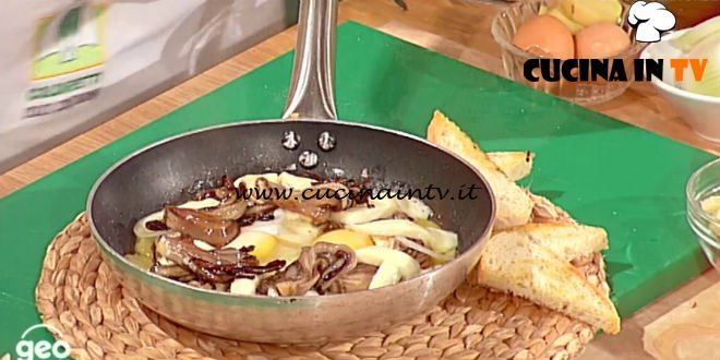 Geo - ricetta Padella di radicchio patate e uova di Diego Scaramuzza