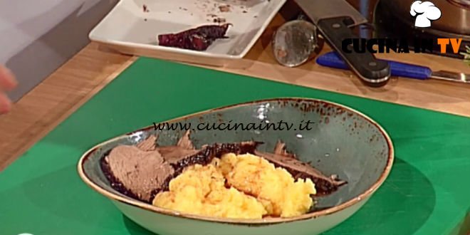 Geo - ricetta Polenta con brasato di Irene Carnevale Carlino