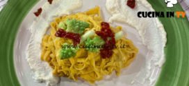 La Prova del Cuoco - ricetta Tagliolini con broccolo e stracciatella di Martino Scarpa