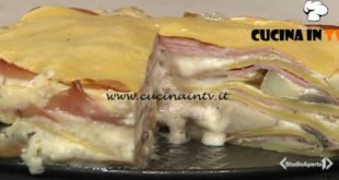Cotto e mangiato - Millefoglie di gorgonzola e mortadella ricetta Tessa Gelisio