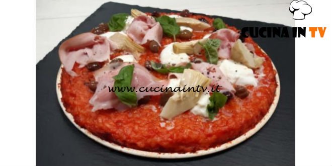 Cotto e mangiato - Pizza di riso ricetta Tessa Gelisio