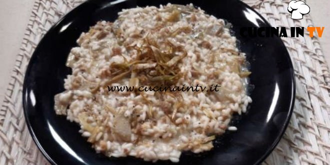 Cotto e mangiato - Risotto con carciofi e salsiccia ricetta Tessa Gelisio