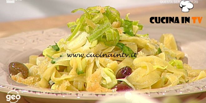 Geo - ricetta Tagliatelle olio olive e mollica croccante di Cristina Scappaticci