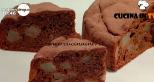 Mattino Cinque - ricetta Torta pere e cioccolato di Samya