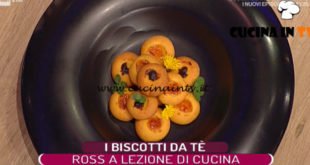 La Prova del Cuoco - ricetta Biscotti da tè di Cinzia Fumagalli