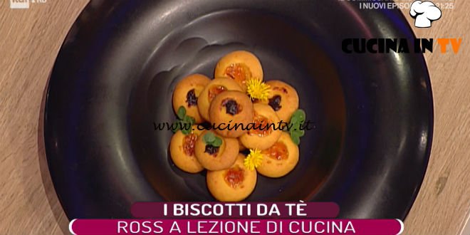 La Prova del Cuoco - ricetta Biscotti da tè di Cinzia Fumagalli