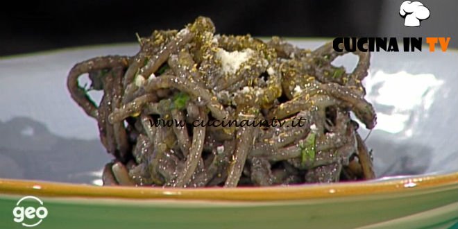 Geo - ricetta Cacio e pepe al quinto quarto di seppia di Federico Delmonte