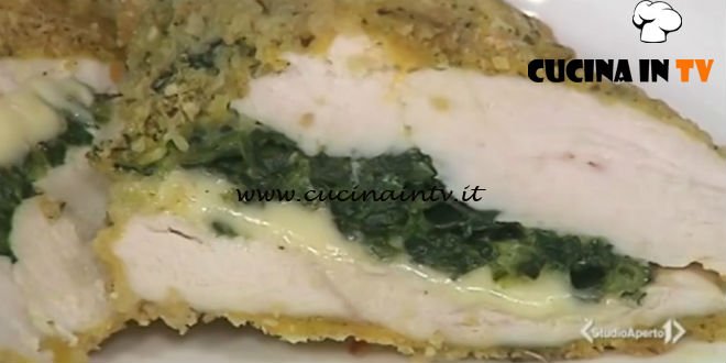 Cotto e mangiato - Cordon bleu di spinaci ricetta Tessa Gelisio