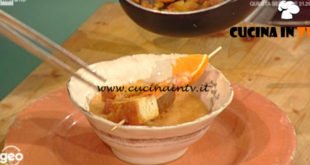 Geo - ricetta Crema di zucca con gamberoni all'arancia e crostini al curry di Alessia Uccellini