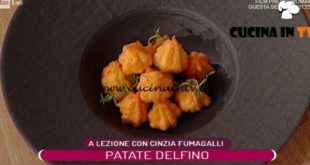 La Prova del Cuoco - ricetta Patate delfino di Cinzia Fumagalli