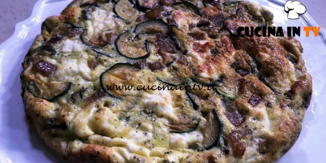 Cotto e mangiato - Frittata zucchine patate e feta ricetta Tessa Gelisio