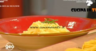 Geo | Tagliolini al burro ricetta Diego Scaramuzza