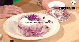 Geo - ricetta Torta alle violette e mirtilli di Alessia Uccellini