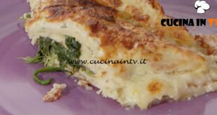 Ricette all'italiana - ricetta Crespelle all'arancia con spinaci e casatella di Anna Moroni