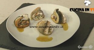 Cotto e mangiato - Involtini di pesce e zucchine ricetta Tessa Gelisio