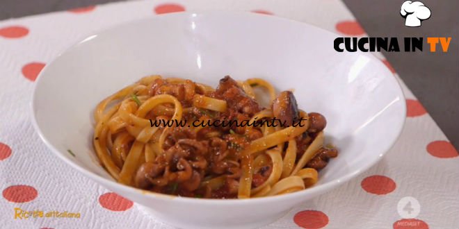 Ricette all'italiana - ricetta Linguine con ragù di polpo di Anna Moroni