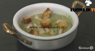 Cotto e mangiato - Vellutata broccoli e cannellini ricetta Tessa Gelisio