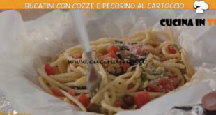 Ricette all'italiana - ricetta Bucatini con cozze e pecorino di Anna Moroni