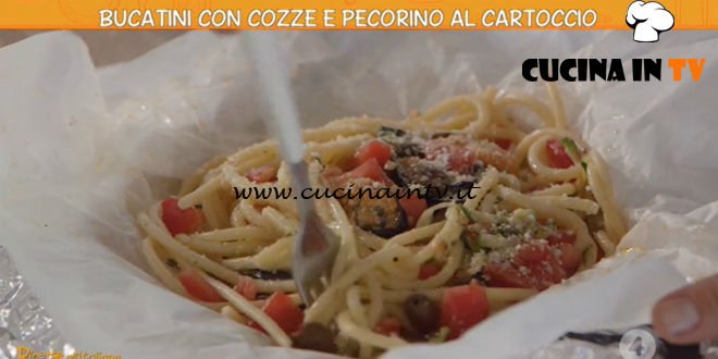 Ricette all'italiana - ricetta Bucatini con cozze e pecorino di Anna Moroni