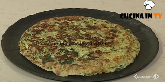 Cotto e mangiato - Frittata di cipollotti zucchine e spinacini ricetta Tessa Gelisio